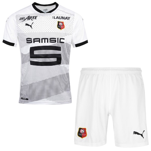 Camiseta Stade Rennais 2ª Niños 2020/21 Blanco